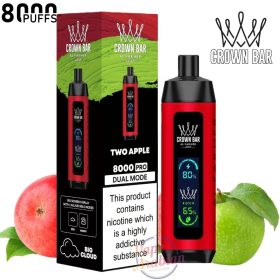 Crown Bar Al Fakher 8000 Pro DTL 8000Puffs Dual Mode Disposable Vape In UAE - Image 2
