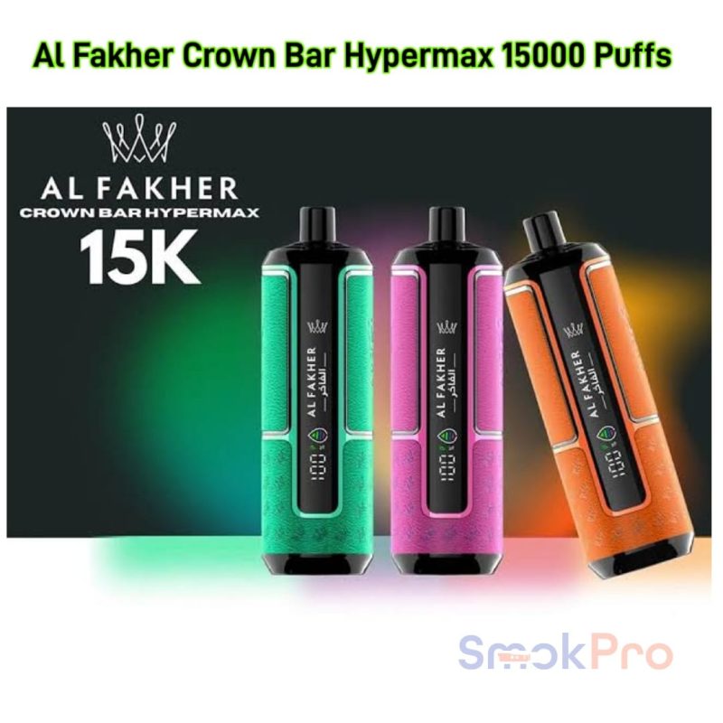 Al Fakher Crown Bar 15000 Puffs Hypermax Disposable Vape
