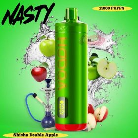 Nasty Hooqa Disposable Vape 15000 Puffs Shisha Double Apple