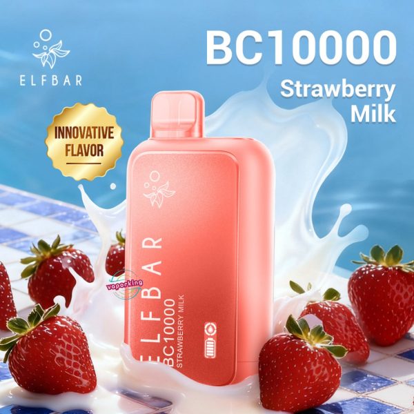 ELFBAR BC 10000 Puffs 20mg- Strawberry Milk