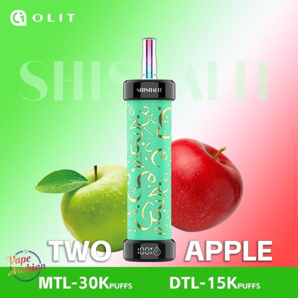 OLIT Shishalit 30000 Puffs Disposable Two Apple