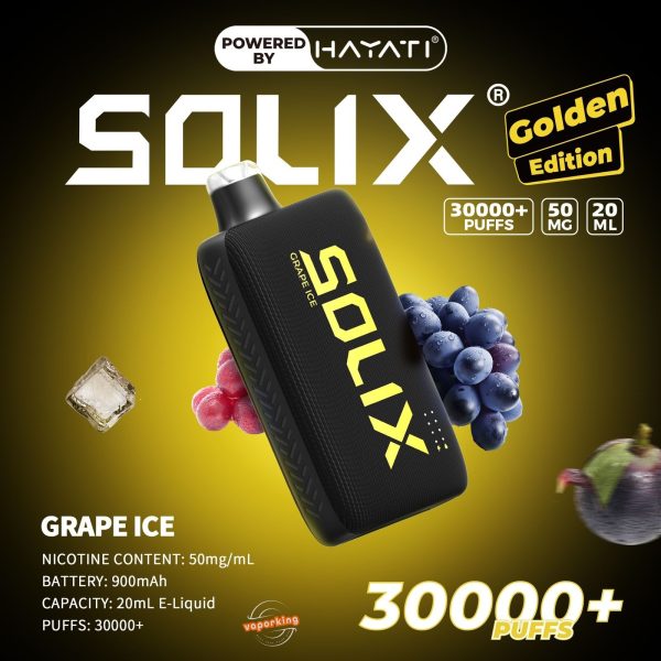Hayati Solix 30000 Puffs Disposable Vape Golden Edition In UAE - Image 10