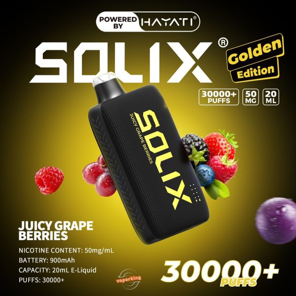 Hayati Solix 30000 Puffs Disposable Vape Golden Edition In UAE - Image 11