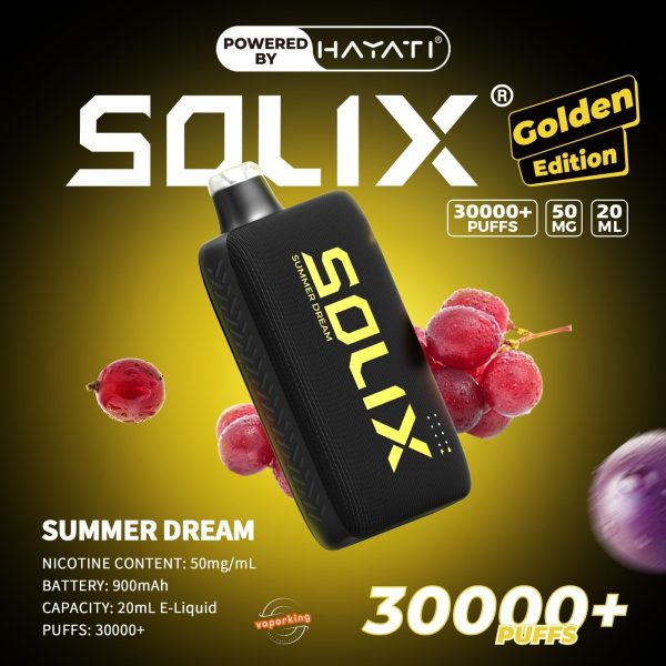 Hayati Solix 30000 Puffs Disposable Vape Golden Edition In UAE - Image 4