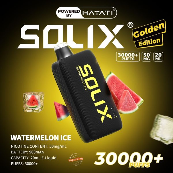 Hayati Solix 30000 Puffs Disposable Vape Golden Edition In UAE - Image 2