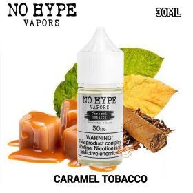 No Hype Vapors Saltnic 30ml Caramel Tobacco