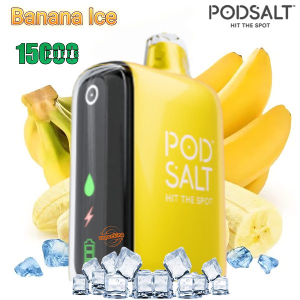 Pod Salt 15000 Puffs Disposable Vape Banana Ice