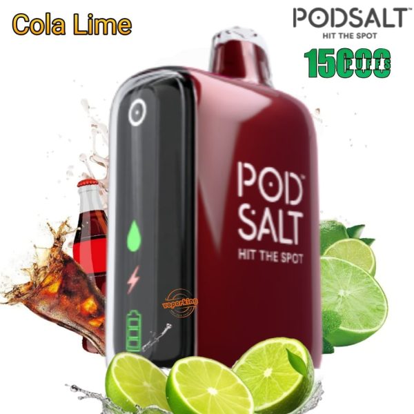 Pod Salt 15000 Puffs Disposable Vape Cola Lime