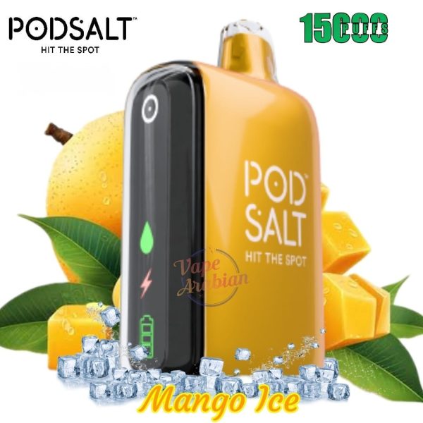 Pod Salt 15000 Puffs Disposable Vape Mango Ice
