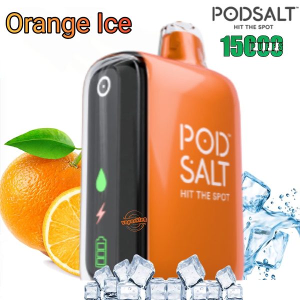 Pod Salt 15000 Puffs Disposable Vape Orange Ice