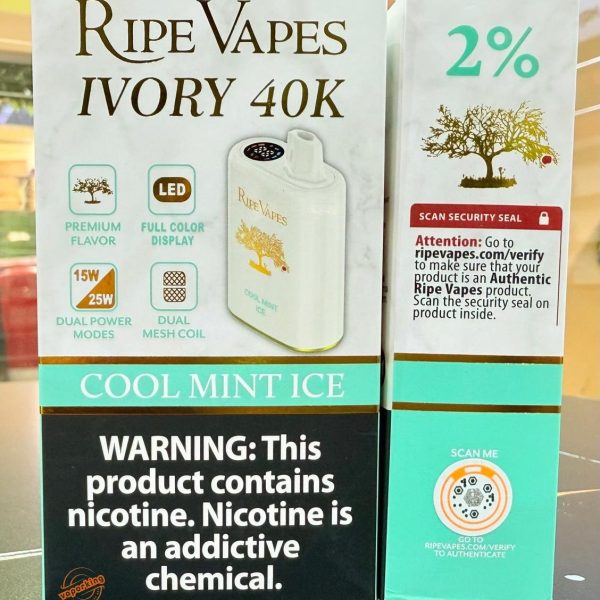 Ripe Vapes IVORY 40000 Puffs Disposable Vape In UAE - Image 10