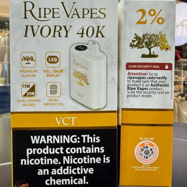 Ripe Vapes IVORY 40000 Puffs Disposable Vape In UAE - Image 5