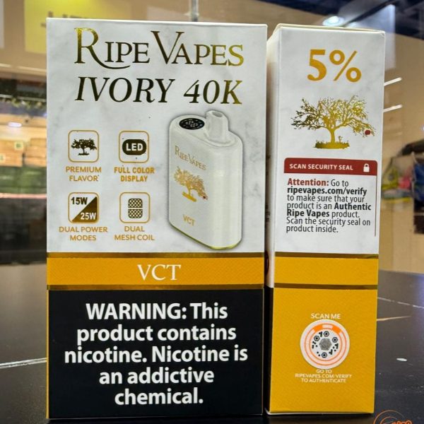 Ripe Vapes IVORY 40000 Puffs