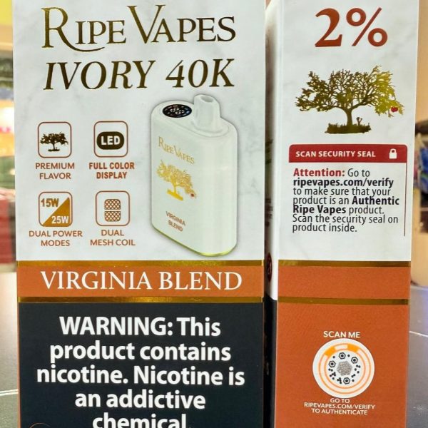 Ripe Vapes IVORY 40000 Puffs Disposable Vape In UAE - Image 3