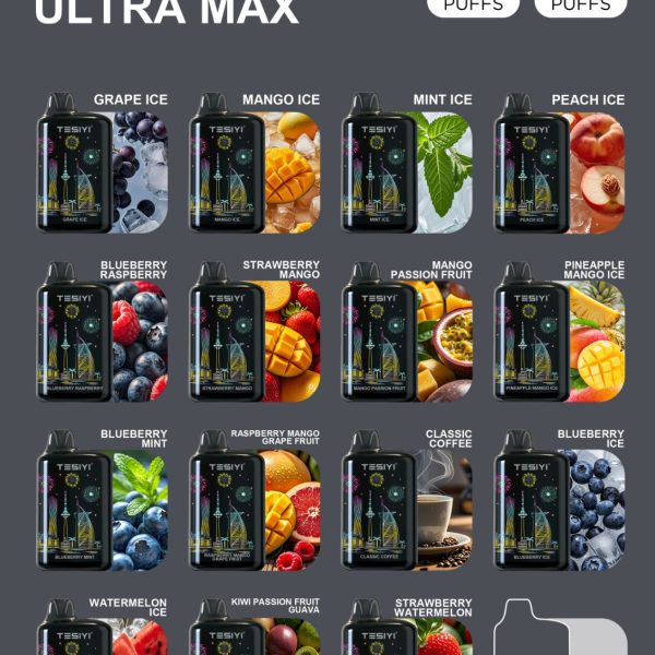 TESIYI ULTRA MAX 40000 Puffs Disposable Vape 50MG In UAE