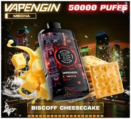 Vapengin Mecha 50000 Puffs Disposable Biscoff Cheesecake
