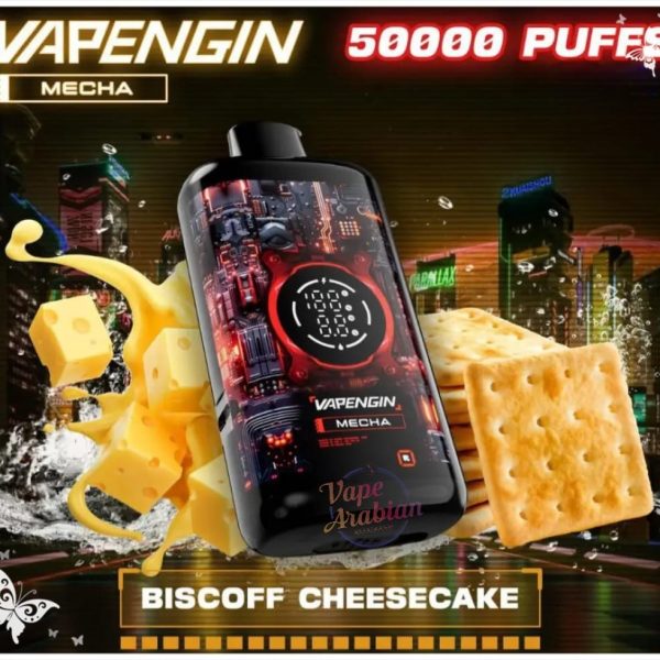 Vapengin Mecha 50000 Puffs Disposable Biscoff Cheesecake
