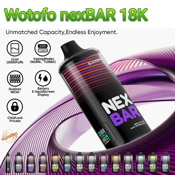 WOTOFO NexBar 18000 Puffs Disposable