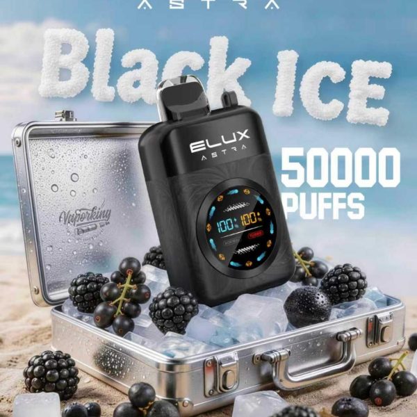 Elux Astra 50000 Puffs Disposable Vape- Black Ice