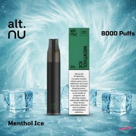 Alt Nu 8000 Puffs 20mg Disposable- Menthol Ice