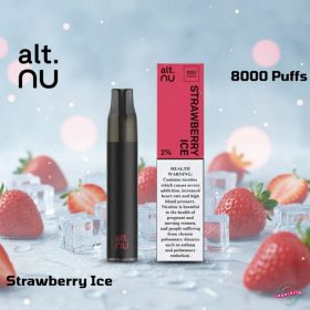 Alt Nu 8000 Puffs 20mg Disposable- Strawberry Ice