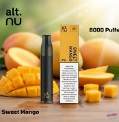 Alt Nu 8000 Puffs 20mg Disposable- Sweet Mango