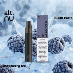 Alt Nu 8000 Puffs 20mg Disposable- Blackberry Ice