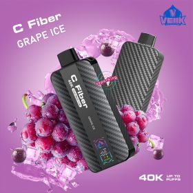 VEIIK C Fiber 40k Puffs- Grape Ice