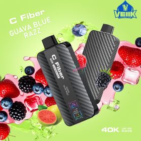 VEIIK C Fiber 40k Puffs- Guava Blue Razz