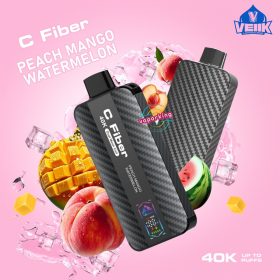VEIIK C Fiber 40k Puffs- Peach Mango Watermelon