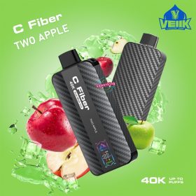 VEIIK C Fiber 40k Puffs- Two Apple