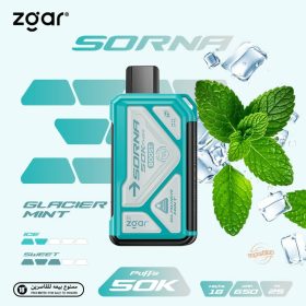 Zgar Sorna 50k Puffs Disposable- Glacier Mint