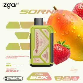 Zgar Sorna 50k Puffs Disposable- Strawberry Mango
