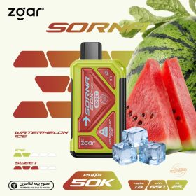 Zgar Sorna 50k Puffs Disposable- Watermelon Ice