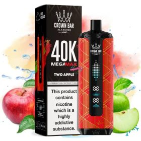 Al Fakher 40000 Puffs Mega Max- Two Apple