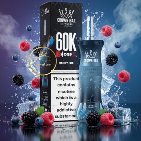 Al Fakher Crown Bar 60000 Puffs- Berry Ice