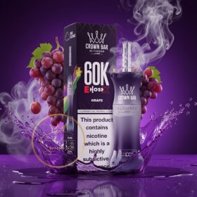 Al Fakher Crown Bar 60000 Puffs- Grape