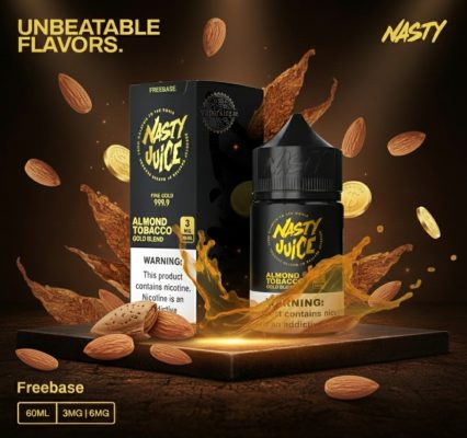 NASTY Juice 60ML 3mg- Almond Tobacco