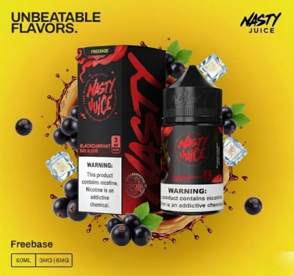 NASTY Juice 60ML 3mg- Blackcurrant