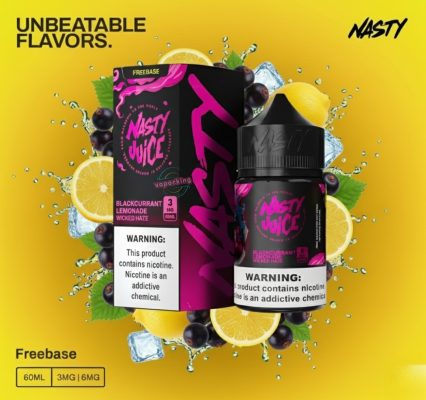 NASTY Juice 60ML 3mg- Blackcurrant Lemonade