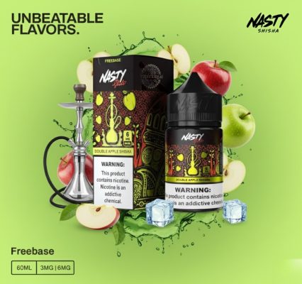 NASTY Juice 60ML 3mg- Double Apple Shisha