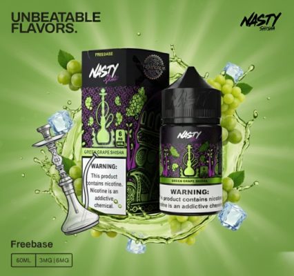 NASTY Juice 60ML 3mg- Green Grape Shisha