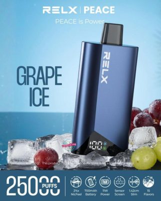 Relx Peace 25000 Puffs 20mg- Grape Ice