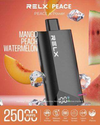 Relx Peace 25000 Puffs 20mg- Mango Peach Watermelon