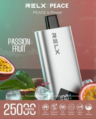 Relx Peace 25000 Puffs 20mg- Passion Fruit