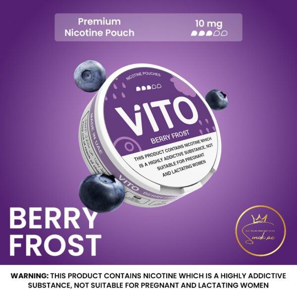VITO Nicotine Pouches Made In UAE- Berry Frost 10mg