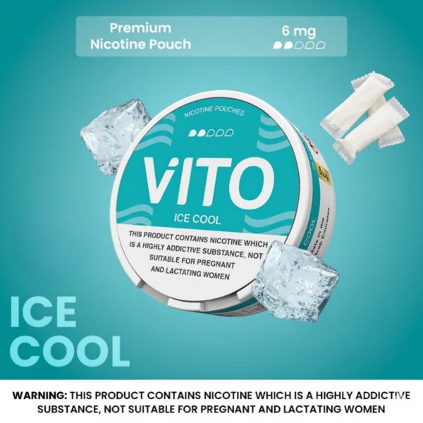 VITO Nicotine Pouches Made In UAE- Ice Cool 6mg