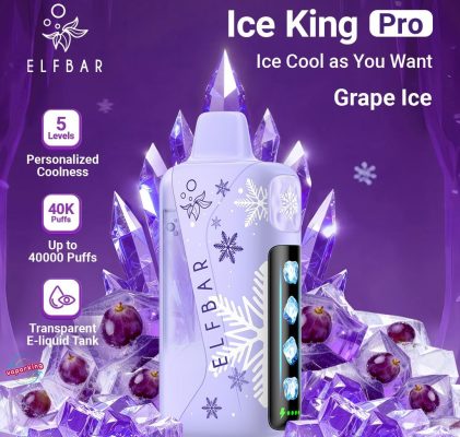 ELFBAR Ice King Pro 40000 Puffs 50mg Nicotine Ice control disposable vape in the UAE - Image 14