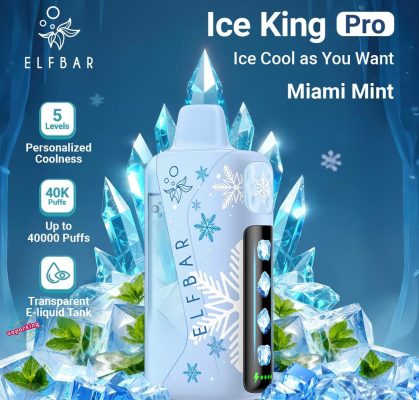 ELFBAR Ice King Pro 40000 Puffs 50mg Nicotine Ice control disposable vape in the UAE - Image 17