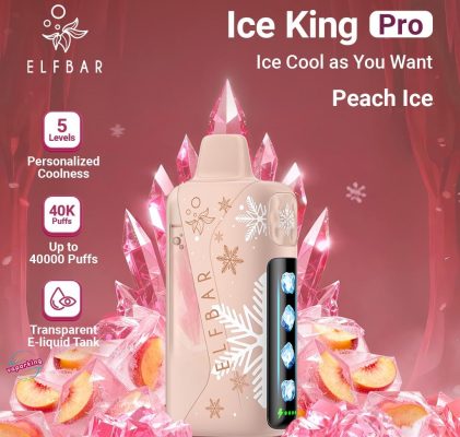 ELFBAR Ice King Pro 40000 Puffs 50mg Nicotine Ice control disposable vape in the UAE - Image 9
